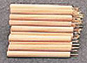 Punzones de madera - 50 unidades-